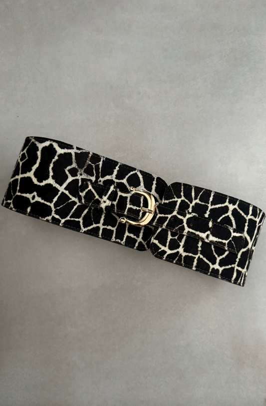 B&W Cow Belt
